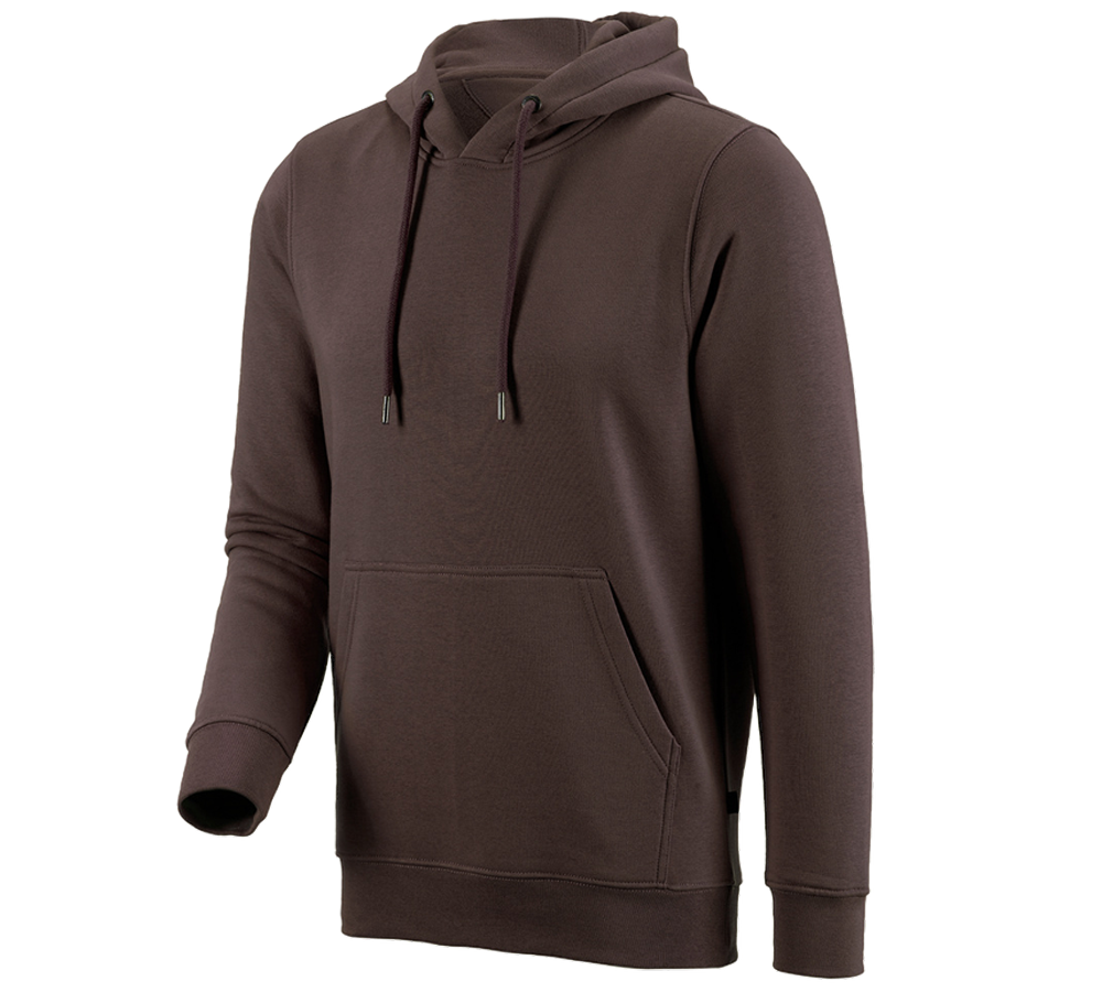 Joiners / Carpenters: e.s. Hoody sweatshirt poly cotton + chestnut