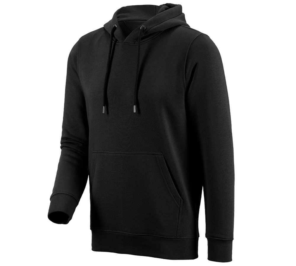 Gardening / Forestry / Farming: e.s. Hoody sweatshirt poly cotton + black