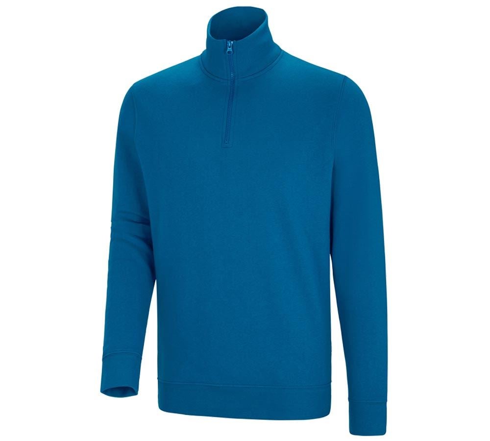 T-Shirts, Pullover & Skjorter: e.s. ZIP-Sweatshirt poly cotton + atol