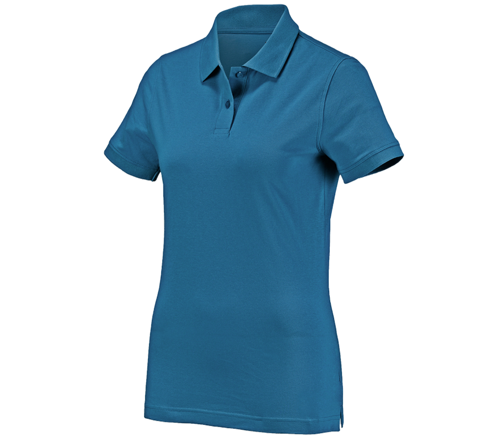 Shirts, Pullover & more: e.s. Polo shirt cotton, ladies' + atoll