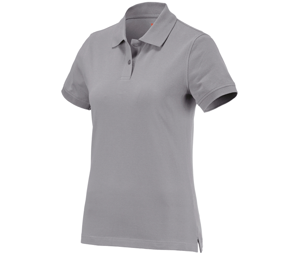 Topics: e.s. Polo shirt cotton, ladies' + platinum