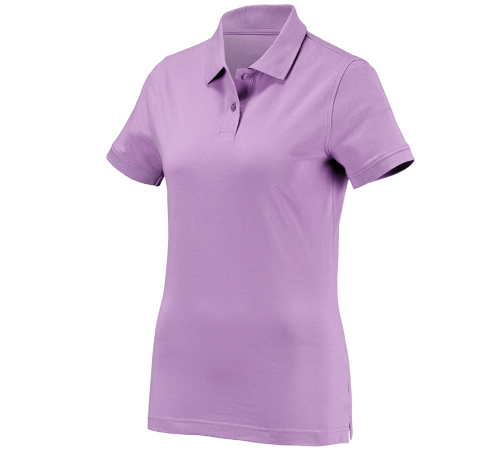 Topics: e.s. Polo shirt cotton, ladies' + lavender