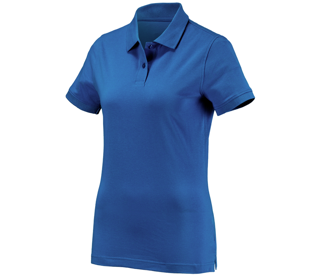 Emner: e.s. Polo-Shirt cotton, damer + ensianblå