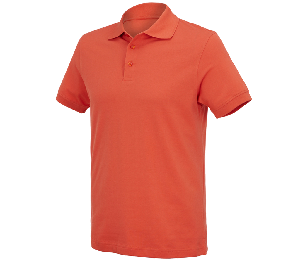T-Shirts, Pullover & Skjorter: e.s. Polo-Shirt cotton Deluxe + nektarin