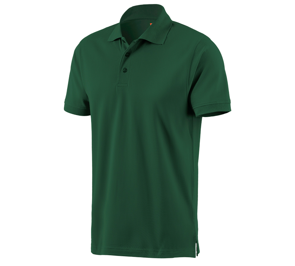 Gardening / Forestry / Farming: e.s. Polo shirt cotton + green