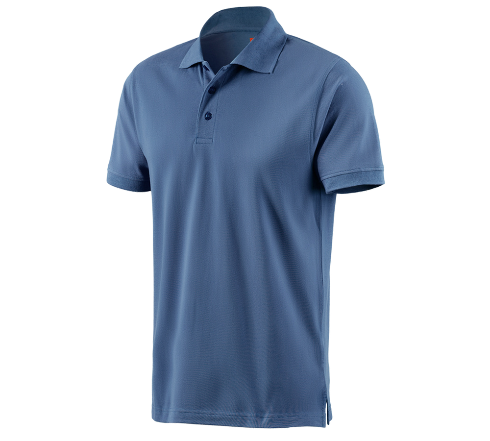 T-Shirts, Pullover & Skjorter: e.s. Polo-Shirt cotton + kobolt