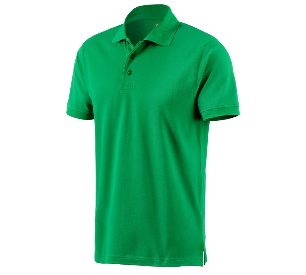 T-Shirts, Pullover & Skjorter: e.s. Polo-Shirt cotton + græsgrøn
