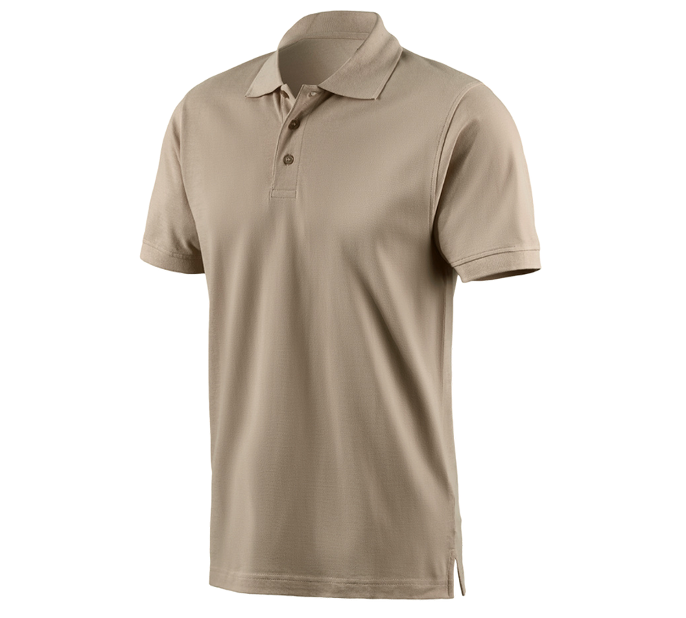 T-Shirts, Pullover & Skjorter: e.s. Polo-Shirt cotton + ler