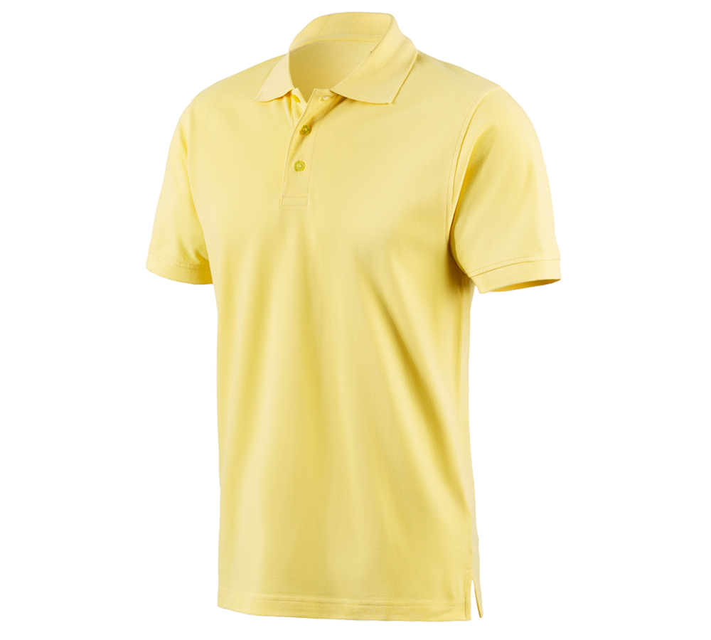 Gardening / Forestry / Farming: e.s. Polo shirt cotton + lemon