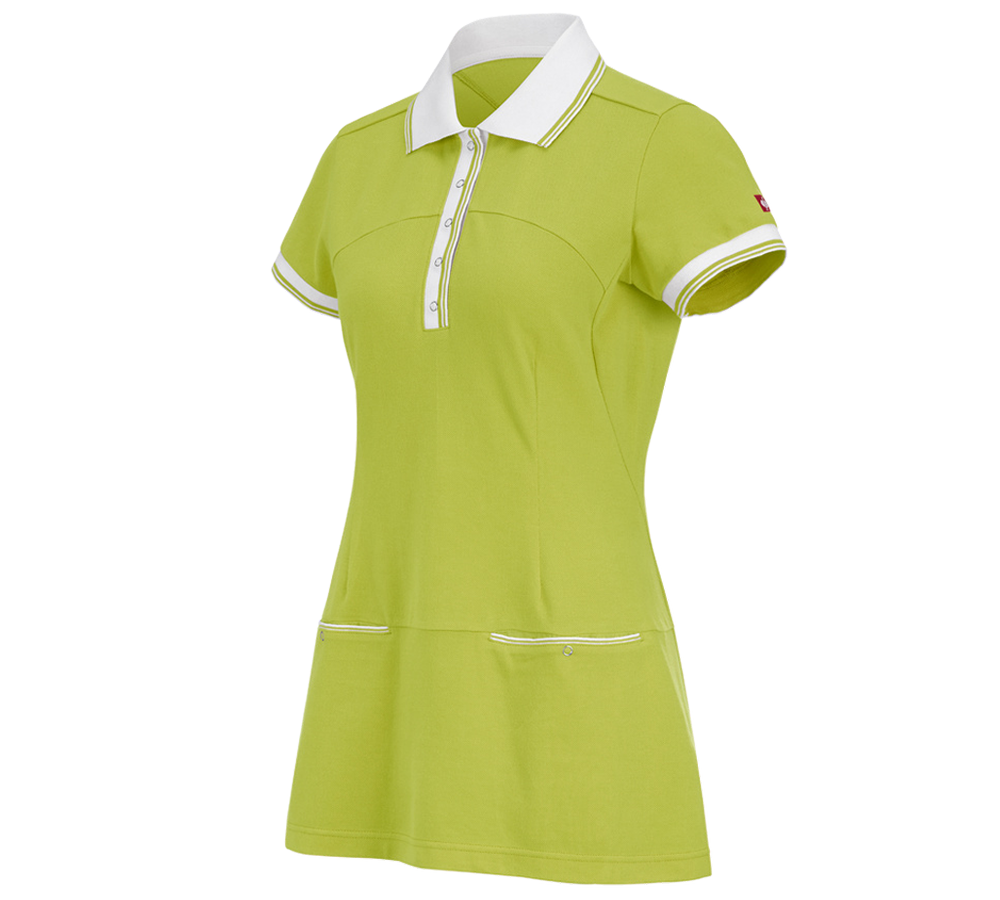 T-Shirts, Pullover & Skjorter: Piquékjole e.s.avida + majgrøn
