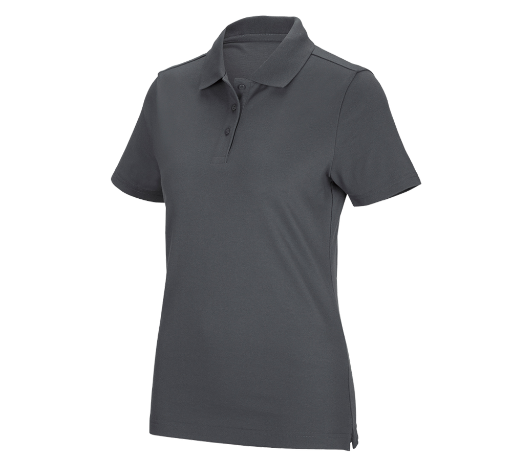 Emner: e.s. funktions poloshirt poly cotton, damer + antracit
