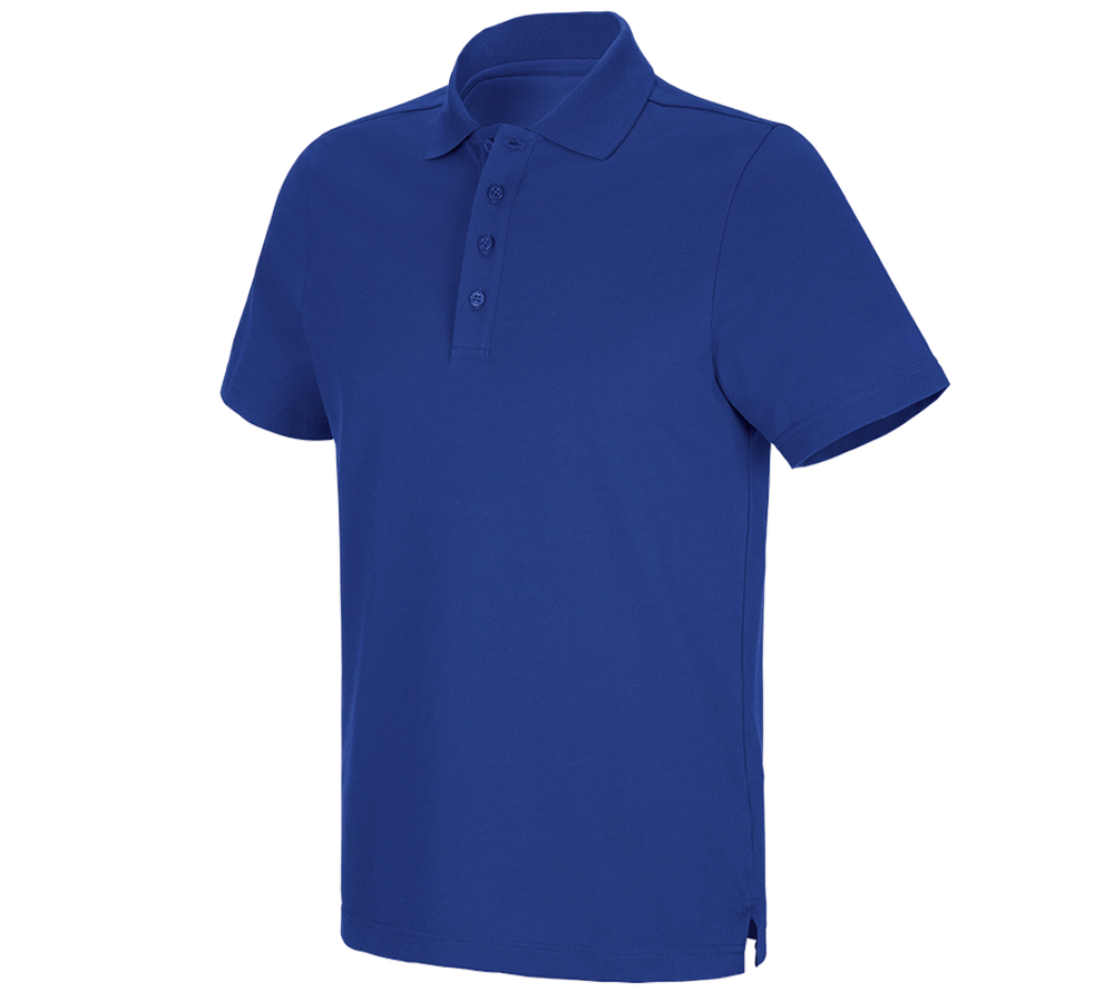 T-Shirts, Pullover & Skjorter: e.s. funktions-poloshirt poly cotton + kornblå