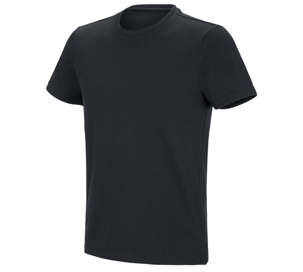 Topics: e.s. Functional T-shirt poly cotton + black
