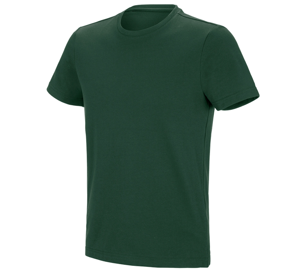 Gartneri / Landbrug / Skovbrug: e.s. funktions-T-shirt poly cotton + grøn
