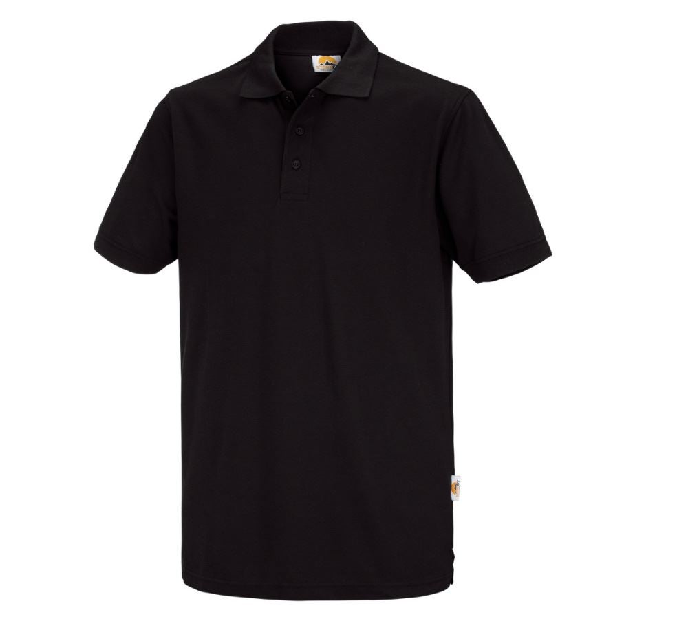 T-Shirts, Pullover & Skjorter: STONEKIT Poloshirt Basic + sort