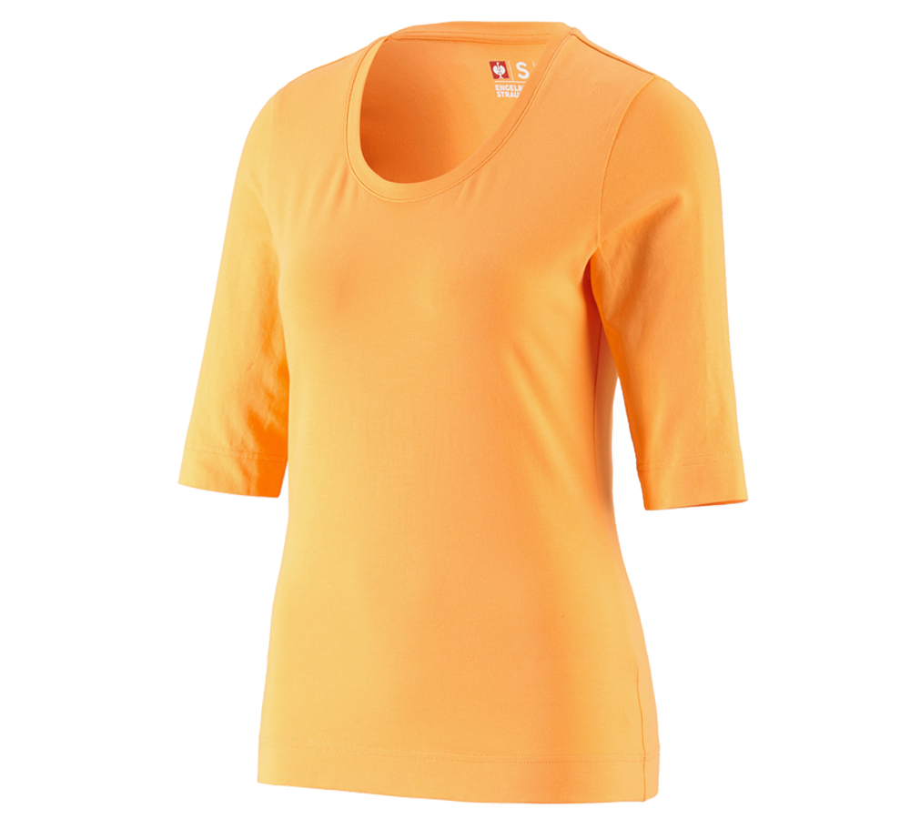 VVS-installatør / Blikkenslager: e.s. Shirt 3/4-ærmer cotton stretch, damer + lys orange