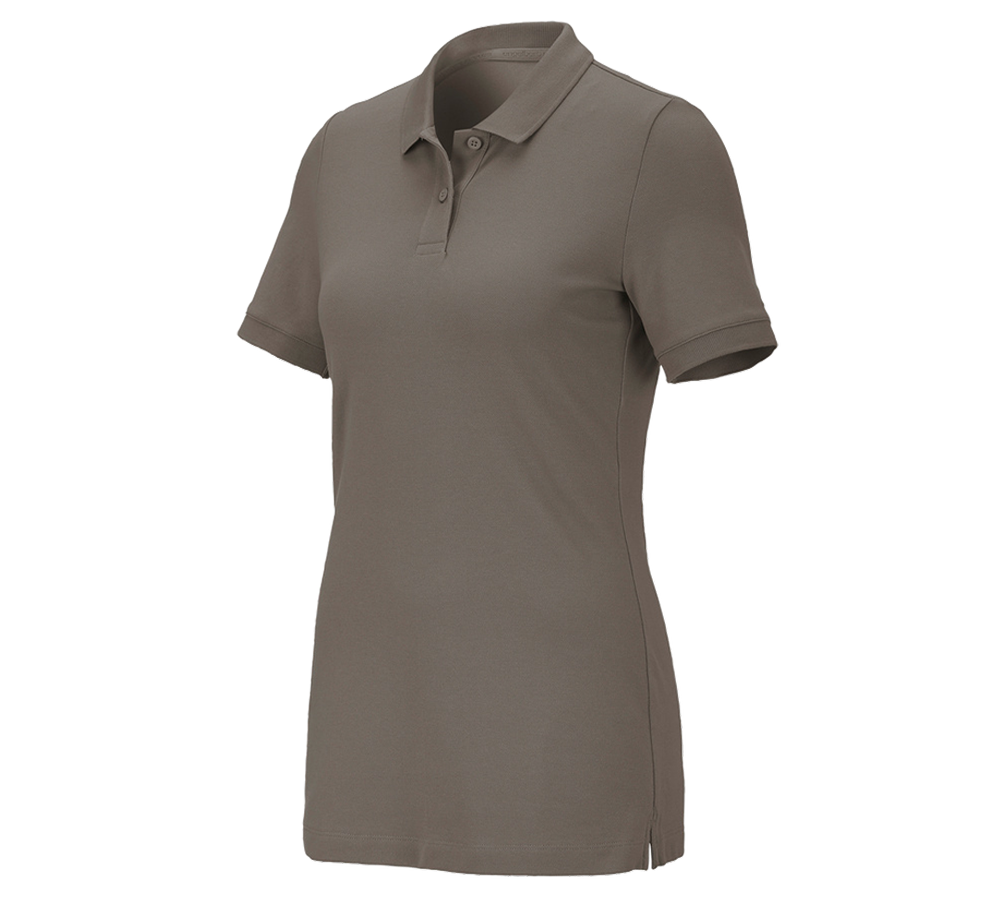 T-Shirts, Pullover & Skjorter: e.s. Pique-Polo cotton stretch, damer + sten