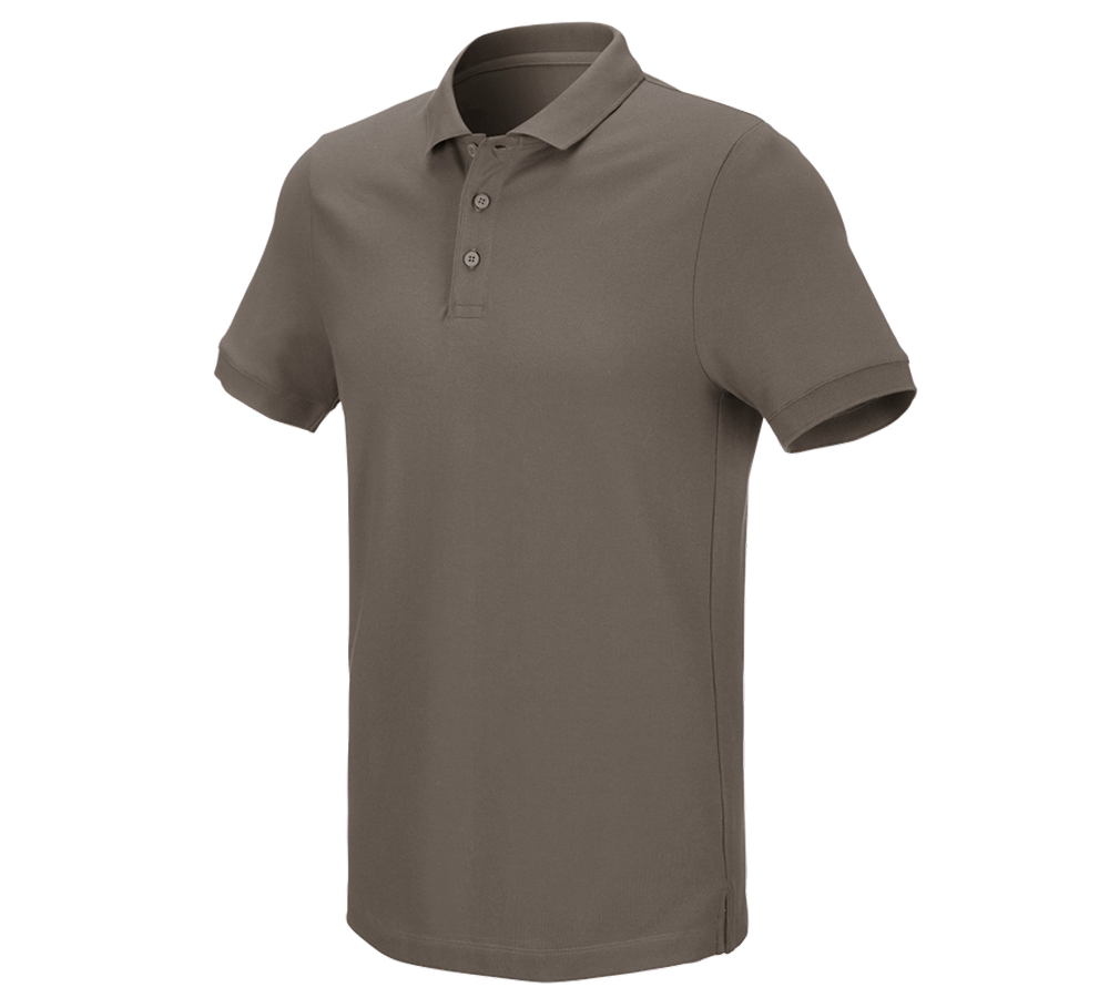 Shirts, Pullover & more: e.s. Pique-Polo cotton stretch + stone