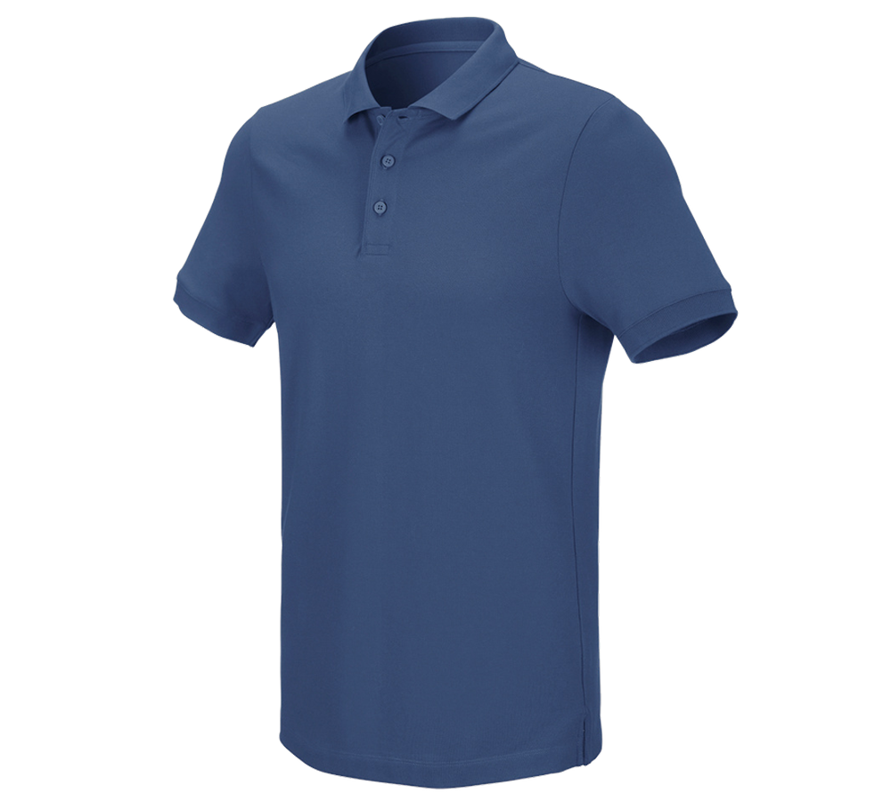 T-Shirts, Pullover & Skjorter: e.s. Pique-Polo cotton stretch + kobolt