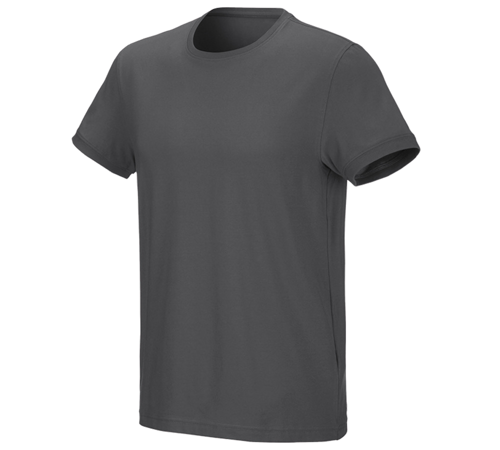 Emner: e.s. T-shirt cotton stretch + antracit