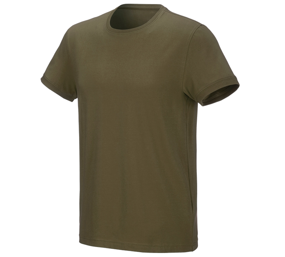Emner: e.s. T-shirt cotton stretch + slamgrøn