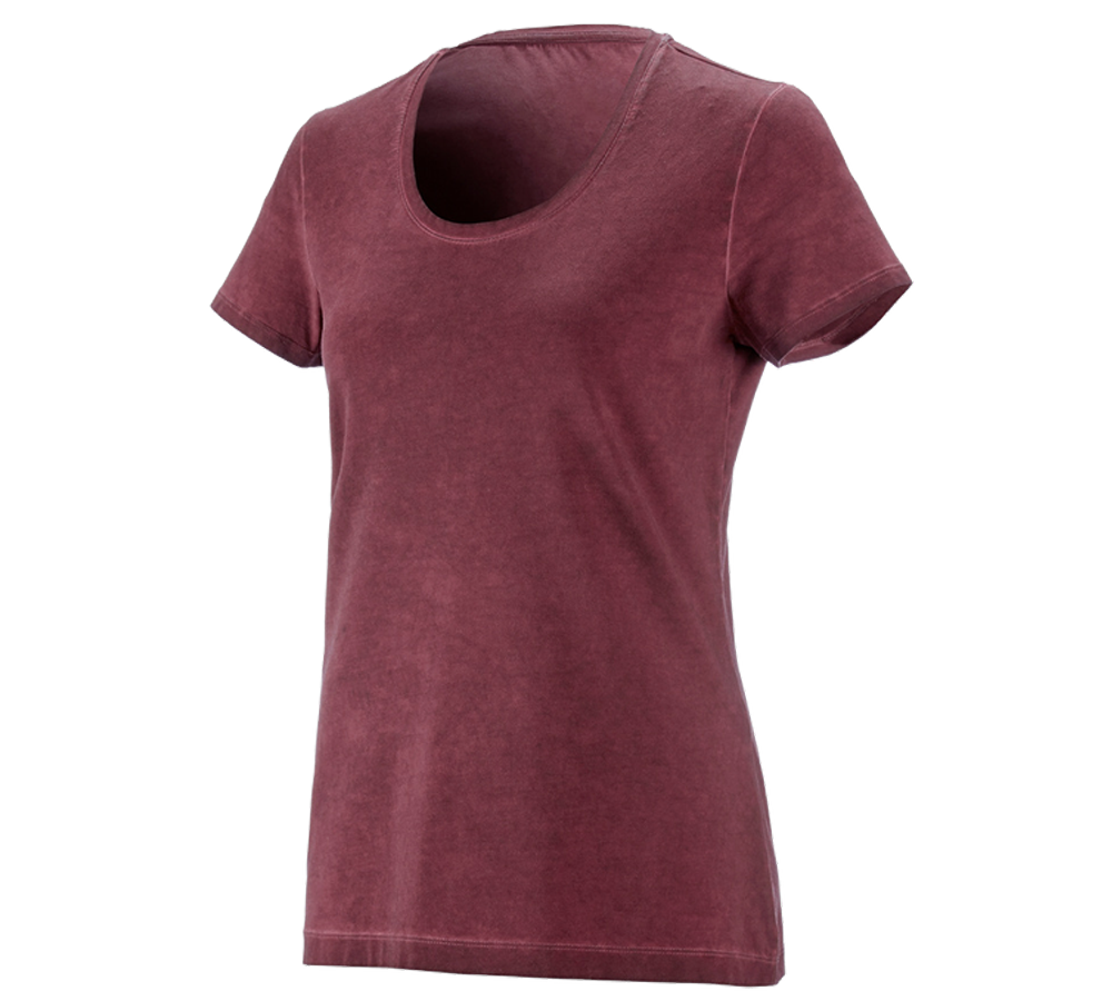 T-Shirts, Pullover & Skjorter: e.s. T-Shirt vintage cotton stretch, damer + rubin vintage