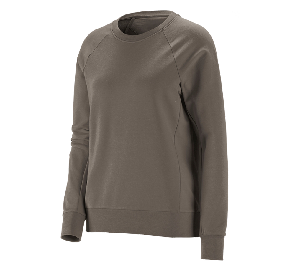 T-Shirts, Pullover & Skjorter: e.s. Sweatshirt cotton stretch, damer + sten