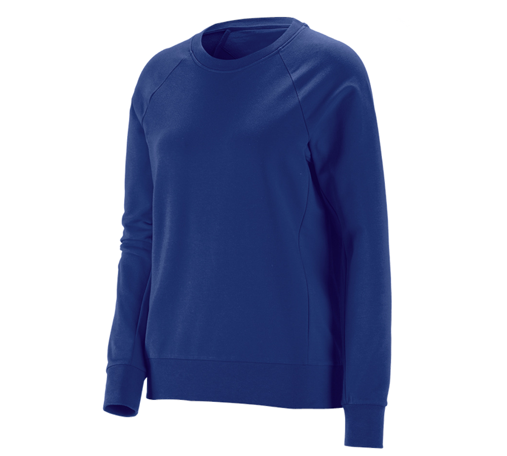 Emner: e.s. Sweatshirt cotton stretch, damer + kornblå
