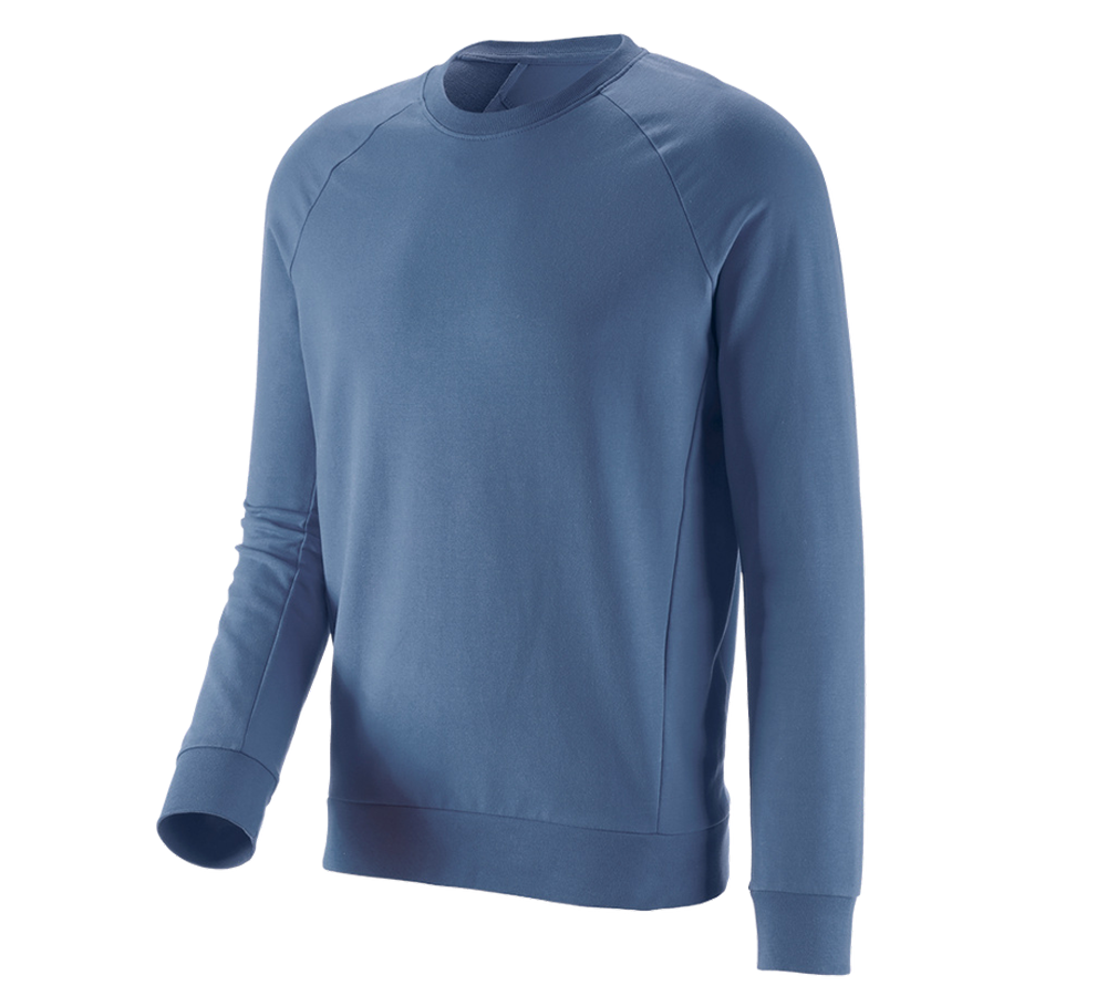 T-Shirts, Pullover & Skjorter: e.s. Sweatshirt cotton stretch + kobolt