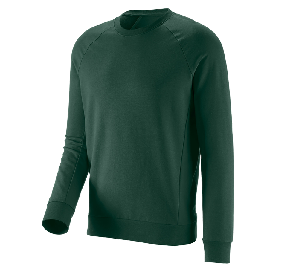 T-Shirts, Pullover & Skjorter: e.s. Sweatshirt cotton stretch + grøn