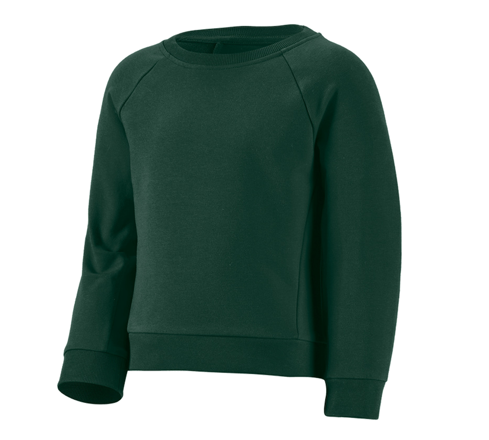 Til de små: e.s. Sweatshirt cotton stretch, børne + grøn