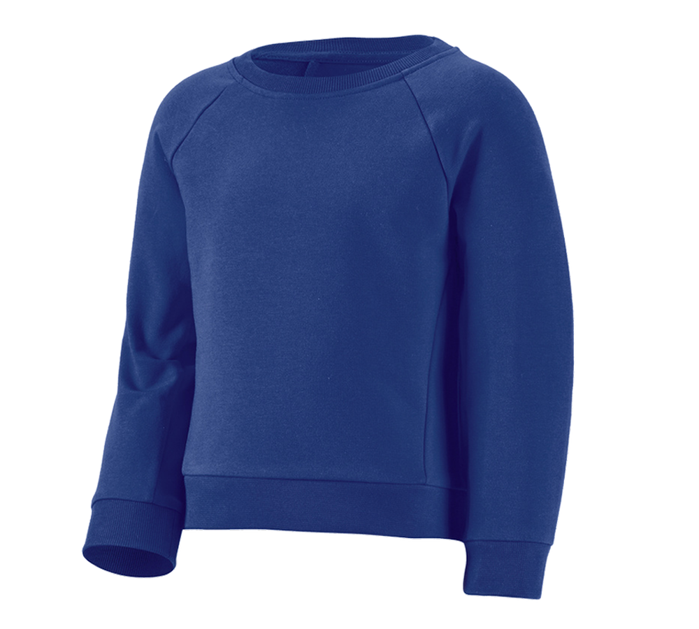 T-Shirts, Pullover & Skjorter: e.s. Sweatshirt cotton stretch, børne + kornblå