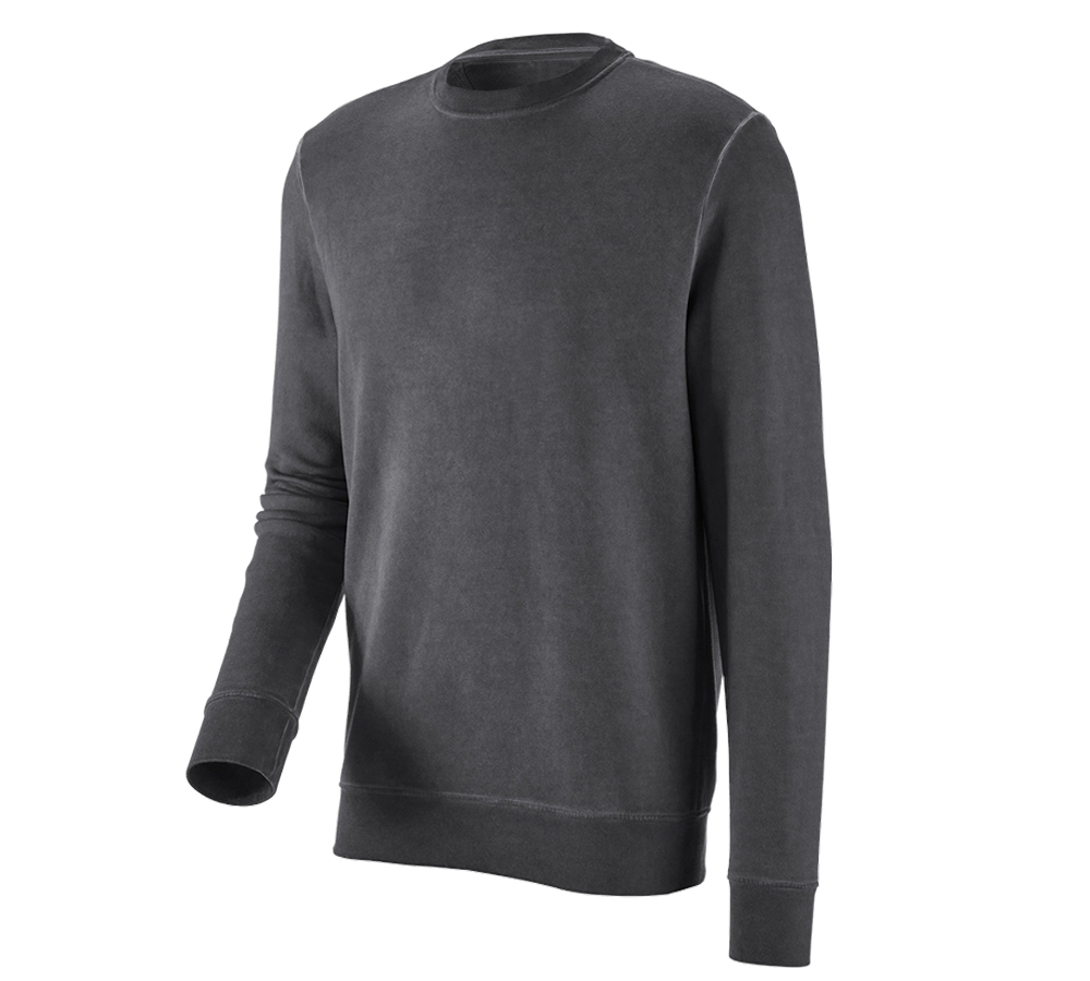 T-Shirts, Pullover & Skjorter: e.s. Sweatshirt vintage poly cotton + oxidsort vintage