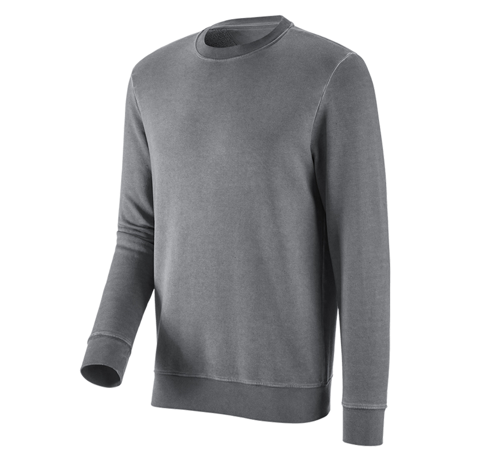 T-Shirts, Pullover & Skjorter: e.s. Sweatshirt vintage poly cotton + cement vintage