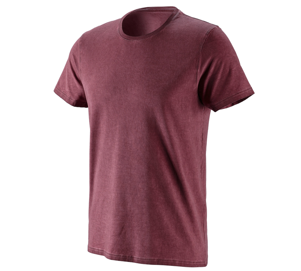 T-Shirts, Pullover & Skjorter: e.s. T-Shirt vintage cotton stretch + rubin vintage