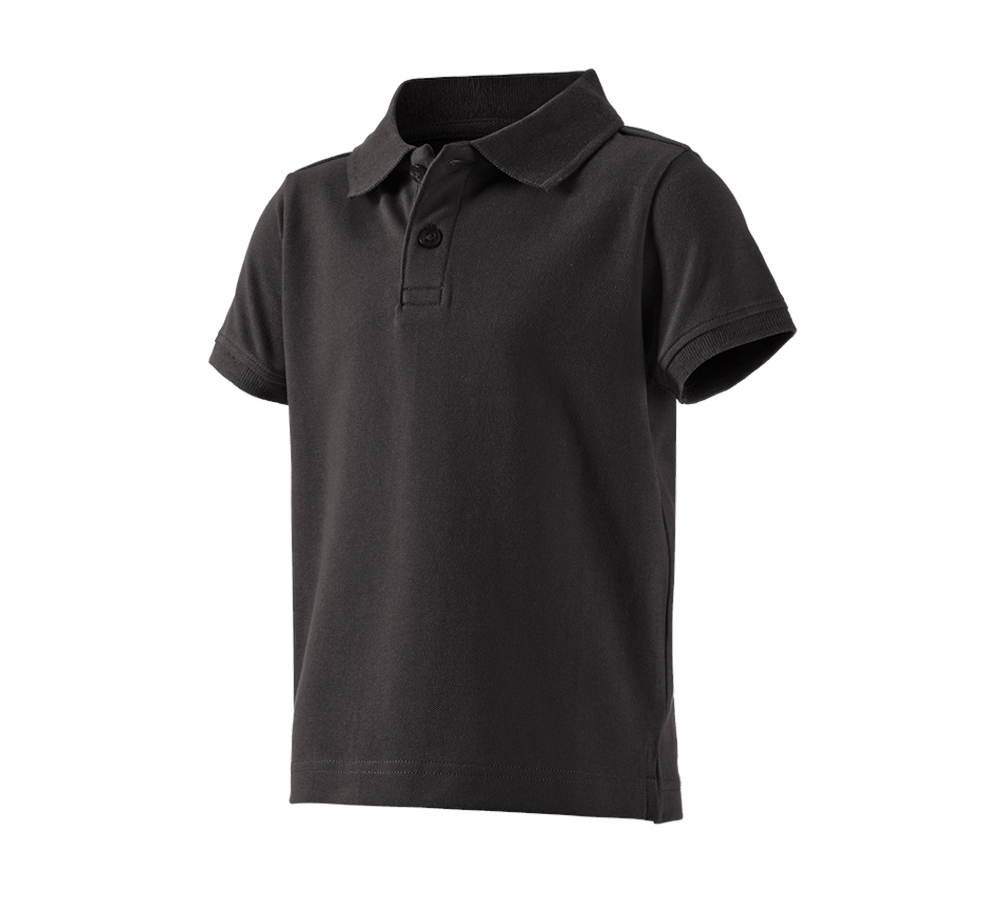 Emner: e.s. Polo-Shirt cotton stretch, børne + sort