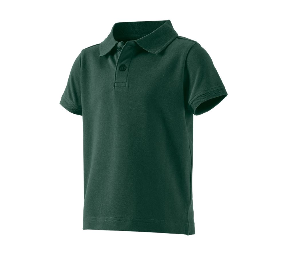Topics: e.s. Polo shirt cotton stretch, children's + green