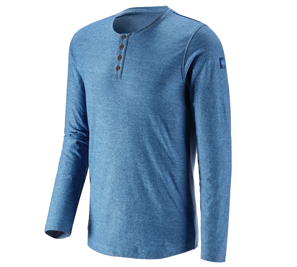 T-Shirts, Pullover & Skjorter: Longsleeve e.s.vintage + aktikblå melange