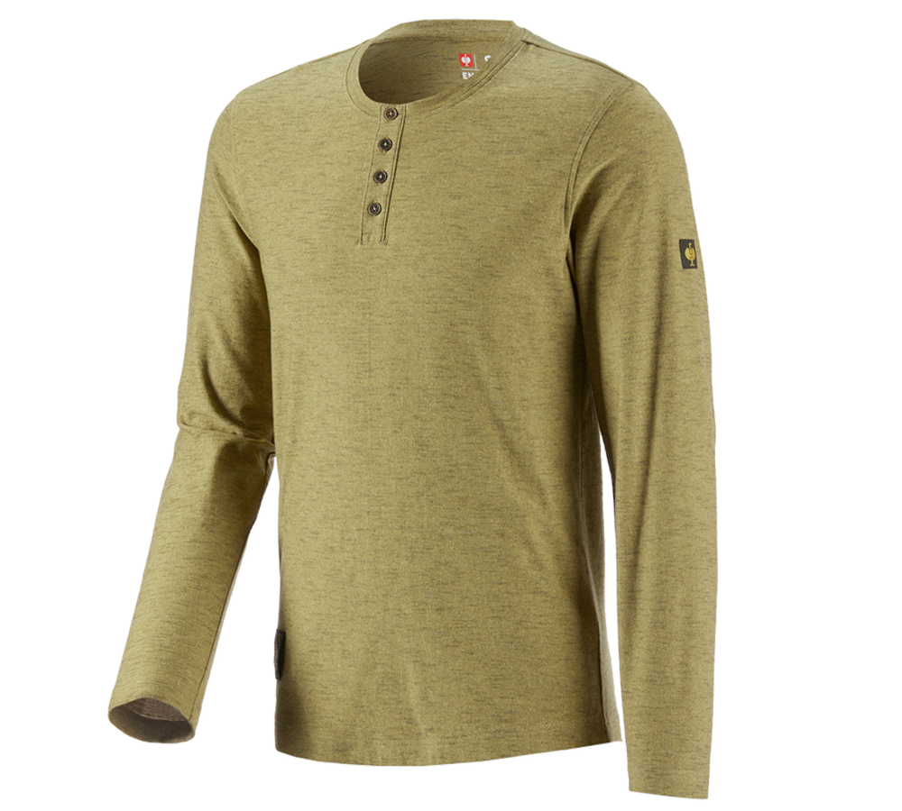 T-Shirts, Pullover & Skjorter: Longsleeve e.s.vintage + moltonguld melange