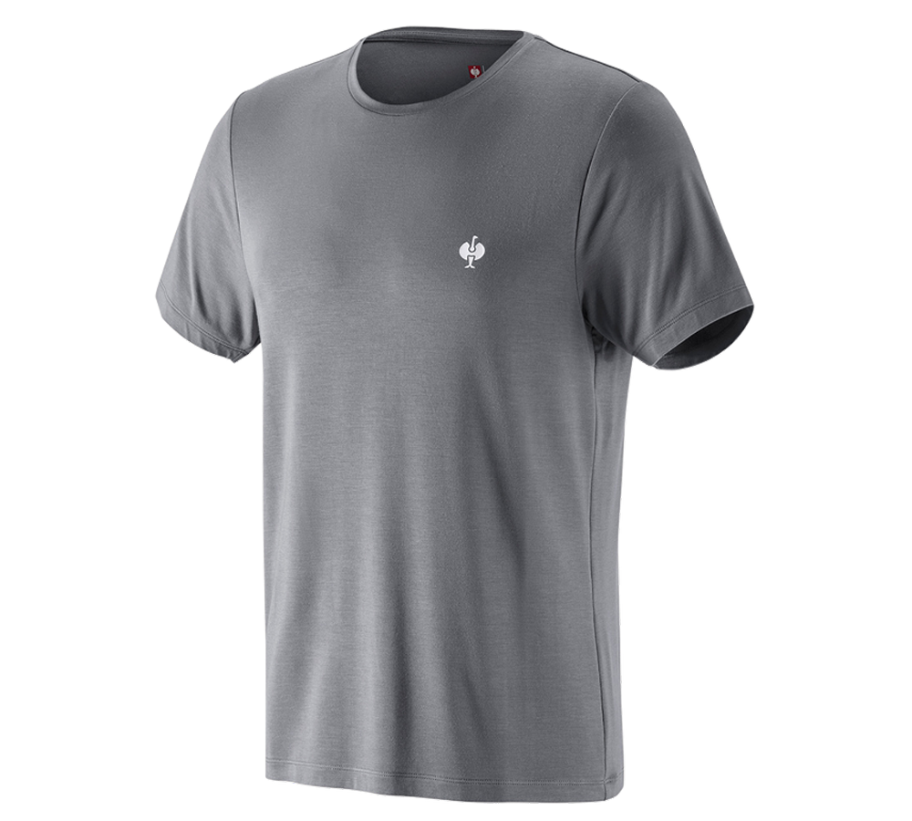 T-Shirts, Pullover & Skjorter: Modal-shirt e.s. ventura vintage + basaltgrå