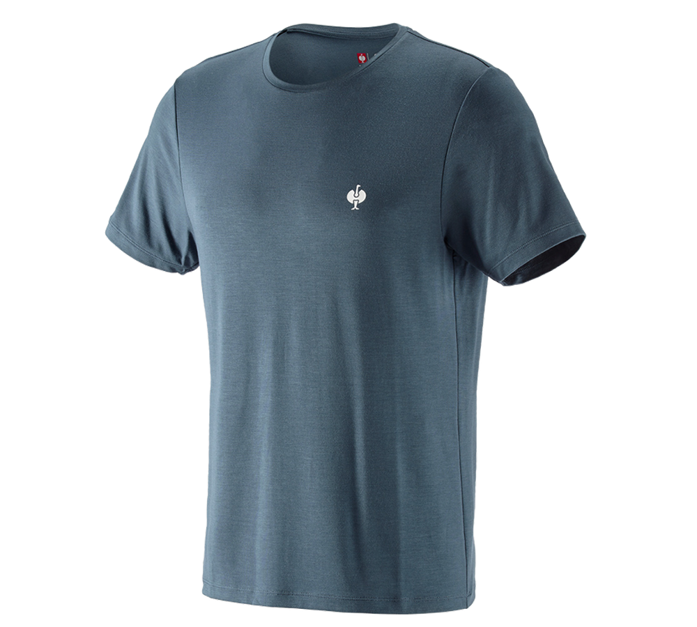 T-Shirts, Pullover & Skjorter: Modal-shirt e.s. ventura vintage + jernblå