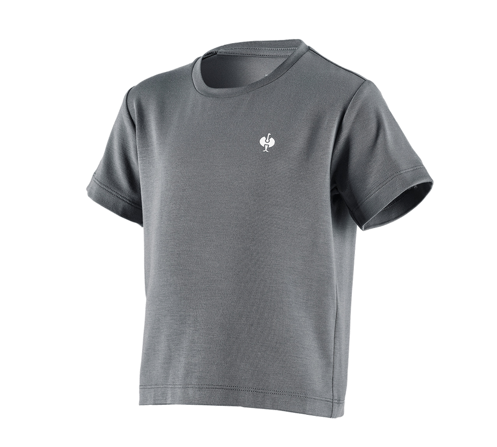 T-Shirts, Pullover & Skjorter: Modal-shirt e.s. ventura vintage, børn + basaltgrå