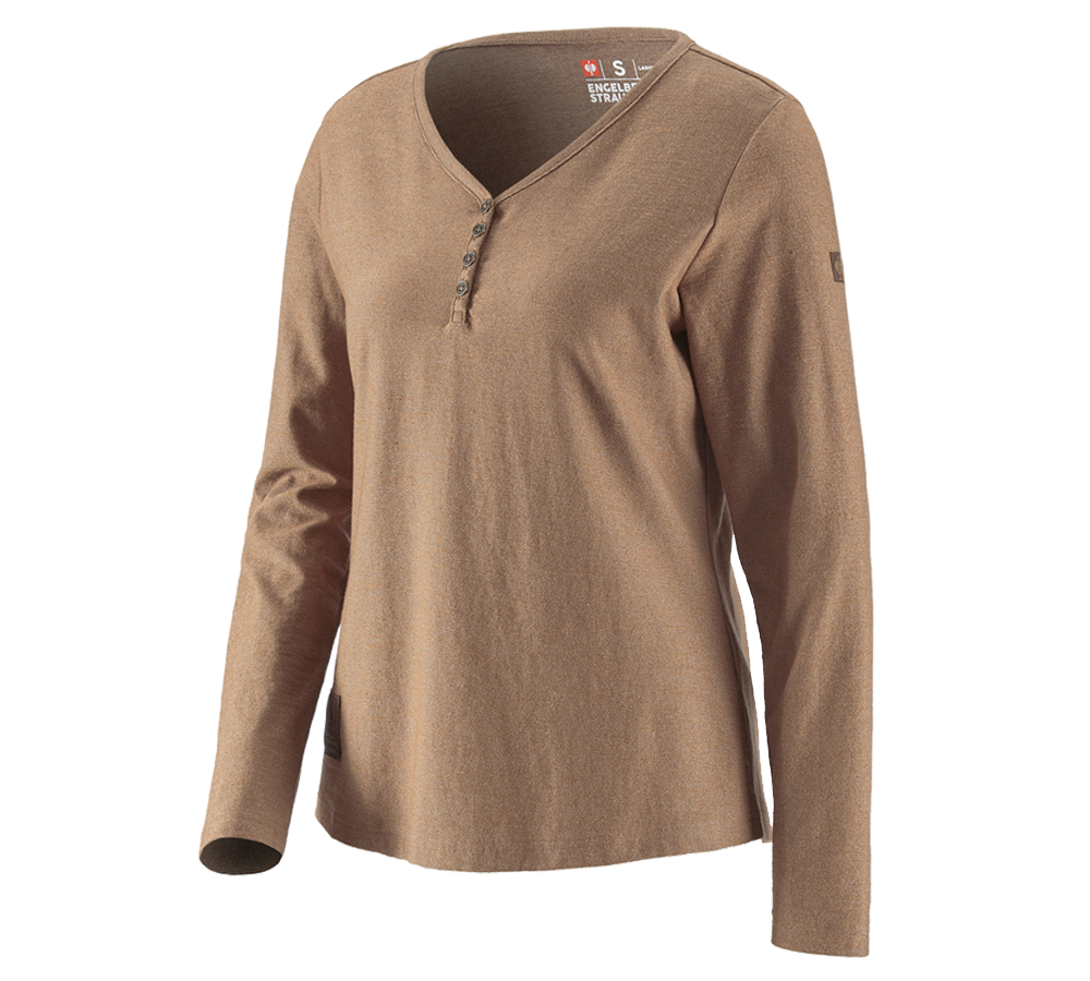 Shirts, Pullover & more: Long sleeve e.s.vintage, ladies' + sepia melange