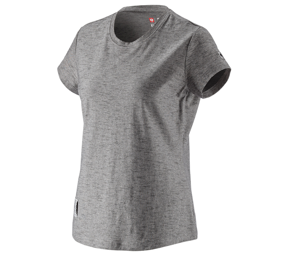 T-Shirts, Pullover & Skjorter: T-Shirt e.s.vintage, damer + sort melange