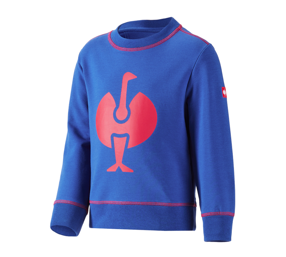 T-Shirts, Pullover & Skjorter: Sweat-shirt e.s.motion 2020, børne + kornblå/ildrød