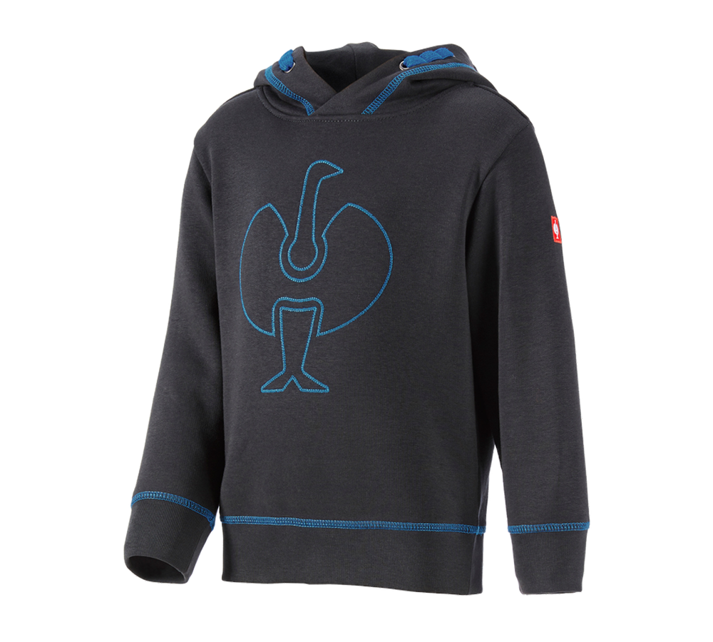 Emner: Hoody-Sweatshirt e.s.motion 2020, børne + grafit/ensianblå