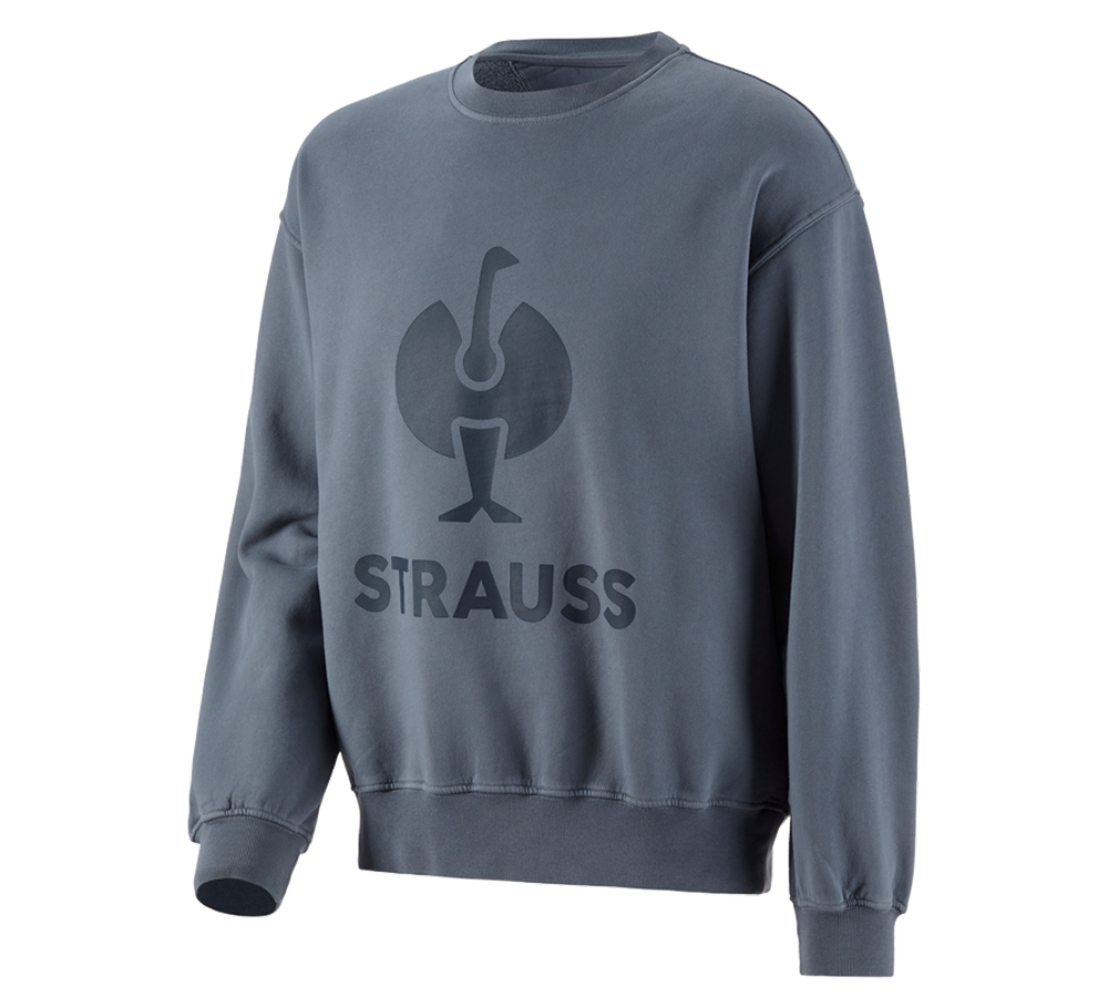 Emner: Oversize sweatshirt e.s.motion ten + røgblå vintage