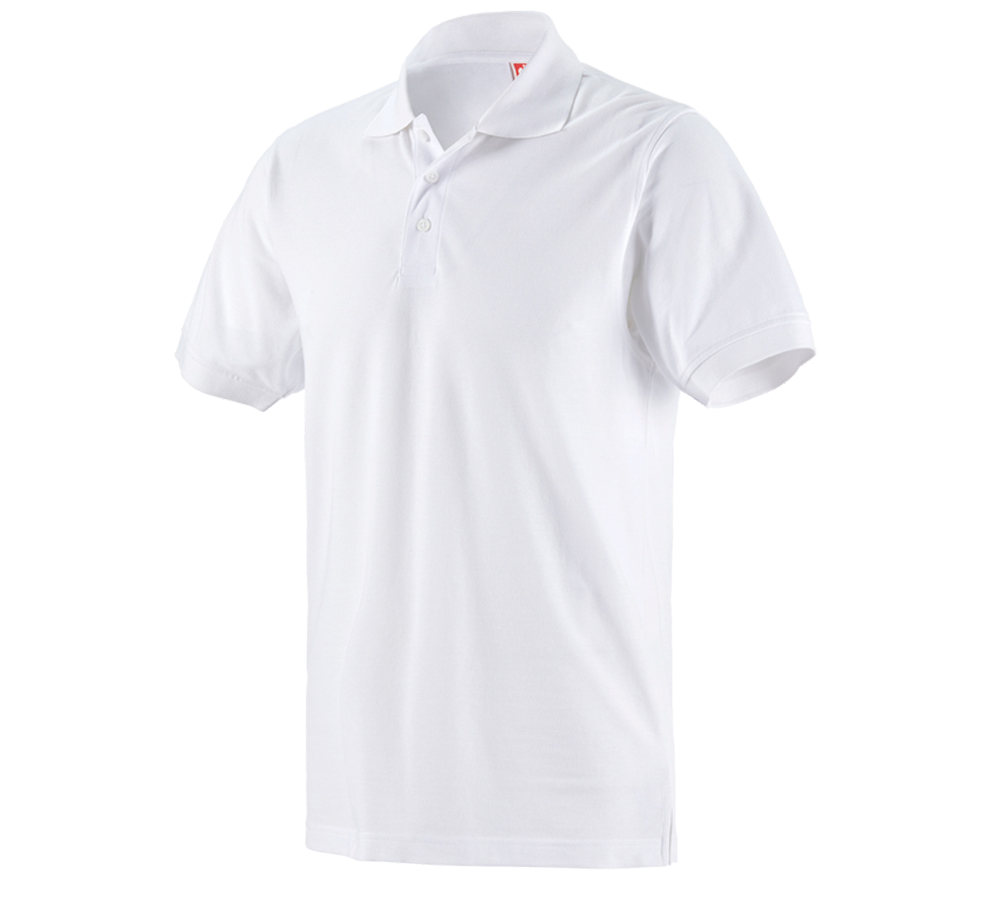 Shirts, Pullover & more: Pique-Polo e.s.industry + white