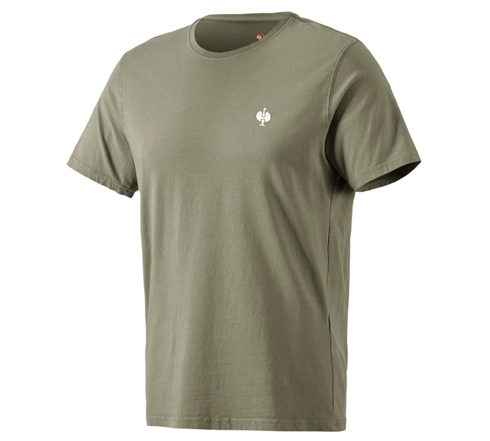 T-Shirts, Pullover & Skjorter: T-Shirt e.s.motion ten pure + mosgrøn vintage