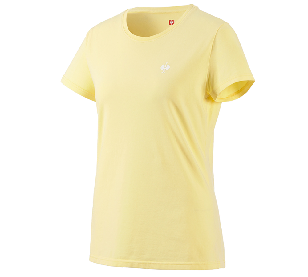 T-Shirts, Pullover & Skjorter: T-Shirt e.s.motion ten pure, damer + lysegul vintage
